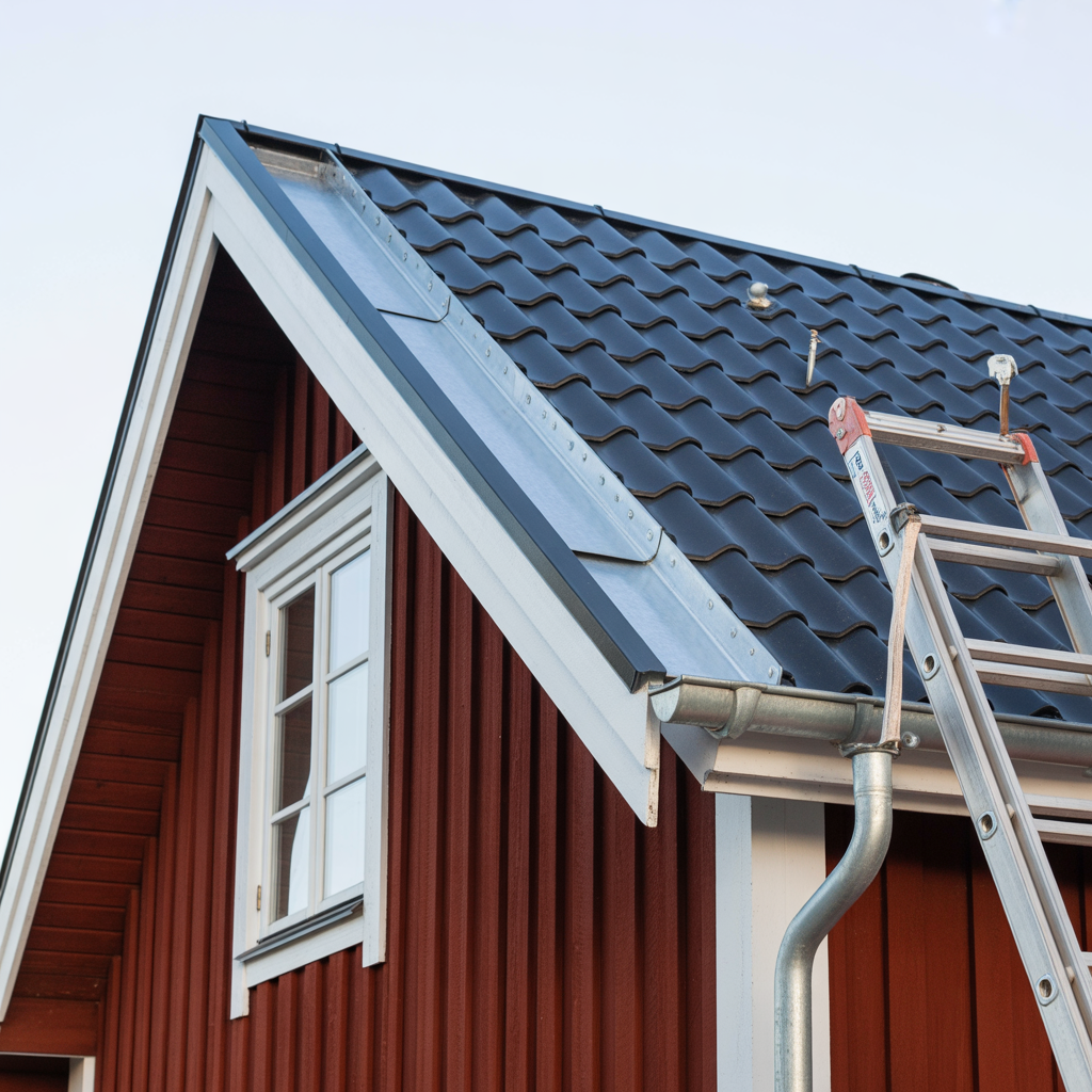 byta vindskivor guide till material matt och montering