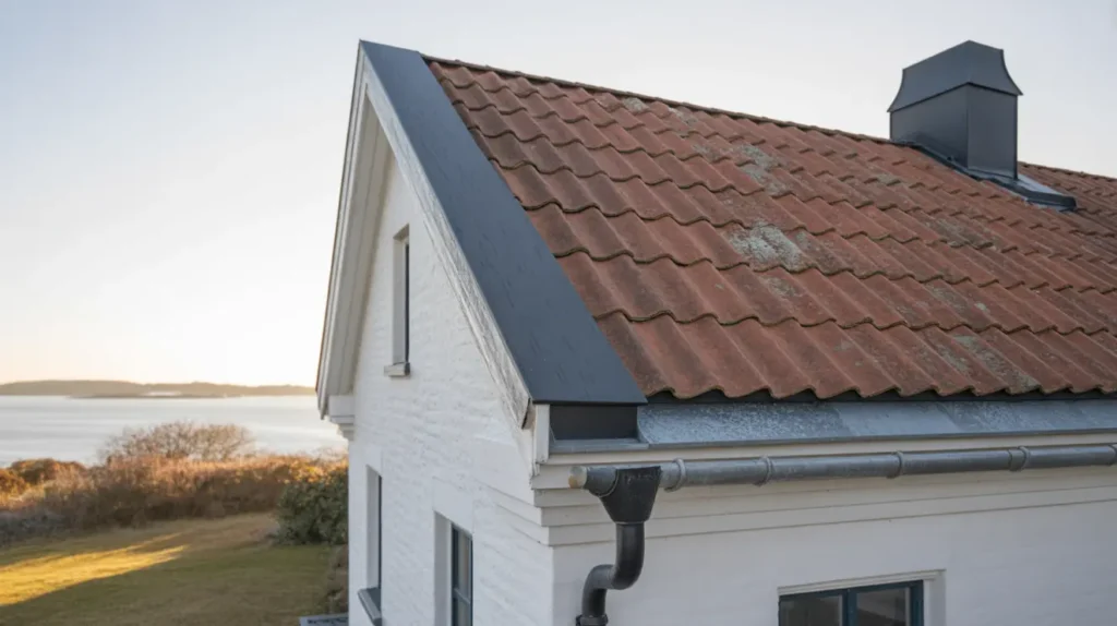 installation av taksteg och glidskydd p villa i lerberget h gan s
