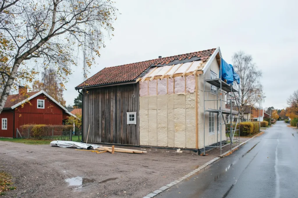 s minskar du v rmel ckaget hemma med r tt fasadisolering och till ggsisolering av vind och tak